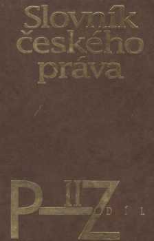 Zdeněk Madar: Slovník českého práva