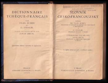 Vladimír Buben: Slovník česko-francouzský