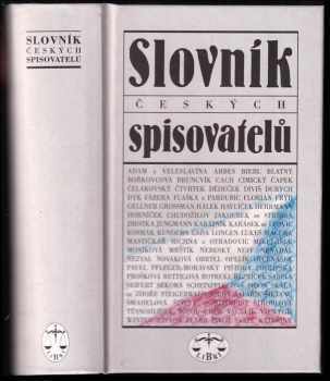 Bohumil Svozil: Slovník českých spisovatelů
