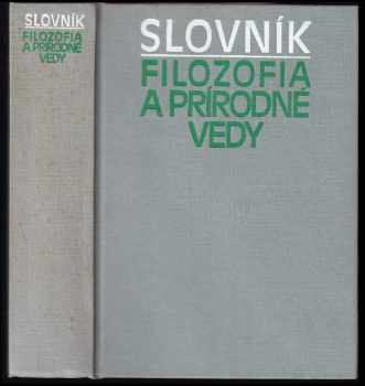 E Albrecht: Slovník filozofia a prírodné vedy