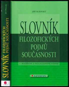 Jiří Olšovský: Slovník filozofických pojmů současnosti