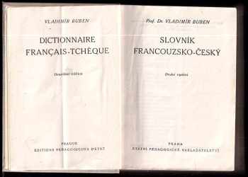 Vladimír Buben: Slovník francouzsko-český a česko-francouzský