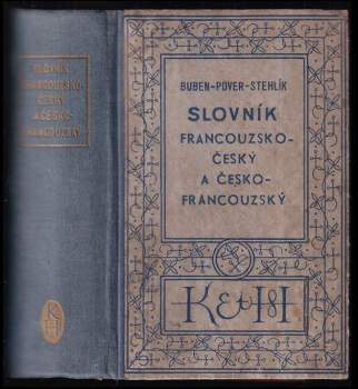 Vladimír Buben: Slovník francouzsko-český a česko-francouzský
