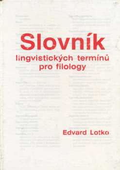 Slovník lingvistických termínů pro filology