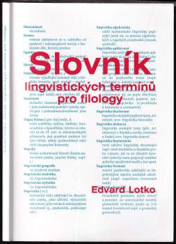 Slovník lingvistických termínů pro filology