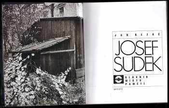 Jan Řezáč: Josef Sudek