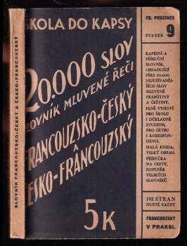 Slovník mluvené řeči francouzsko-český, česko-francouzský
