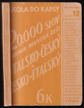Slovník mluvené řeči italsko-český, česko-italský