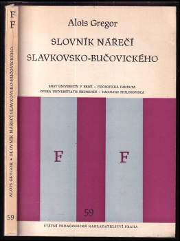 Slovník nářečí slavkovsko-bučovického