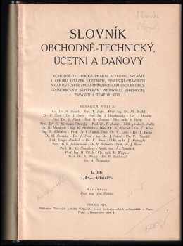 Slovník obchodně-technický, účetní a daňový K - N