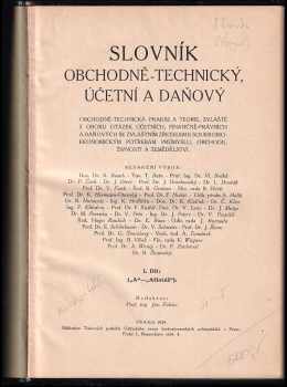 Slovník obchodně-technický, účetní a daňový 5 DÍLŮ A-N