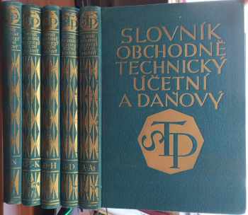 Slovník obchodně-technický, účetní a daňový 5 DÍLŮ A-N