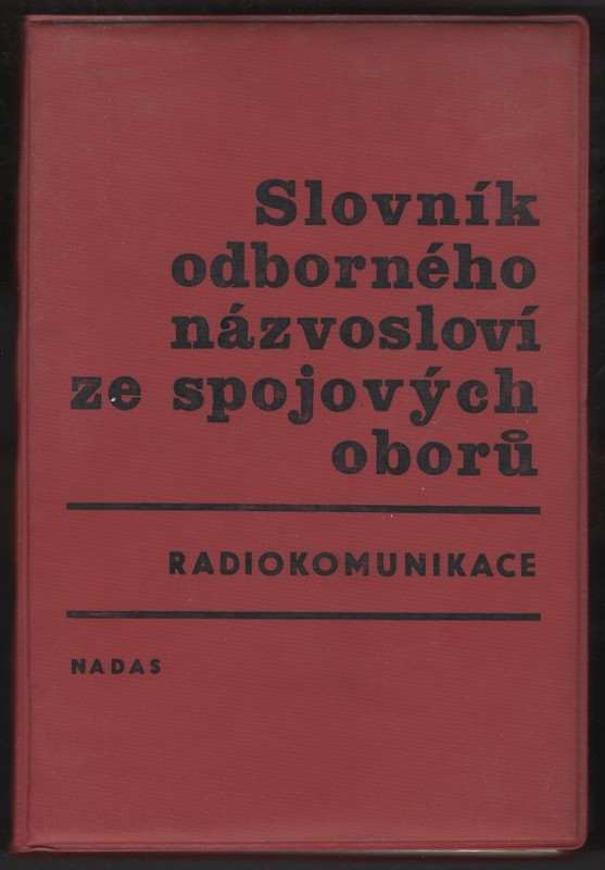 Slovník odborného názvosloví ze spojových oborů