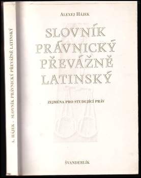 Slovník právnický převážně latinský