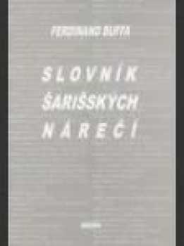 Slovník šarišských nárečí