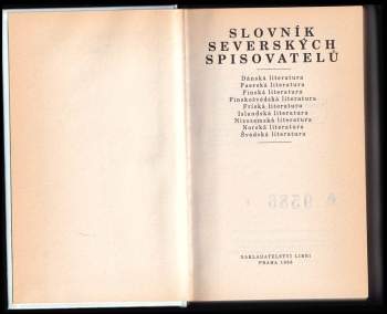 Slovník severských spisovatelů