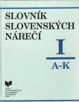 Slovník slovenských nárečí