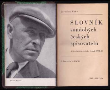 Jaroslav Kunc: Slovník soudobých českých spisovatelů