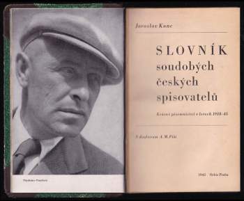 Jaroslav Kunc: Slovník soudobých českých spisovatelů I + II