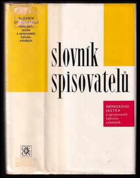 Slovník spisovatelů německého jazyka a spisovatelů lužickosrbských