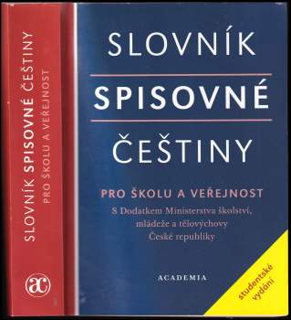 Slovník spisovné češtiny pro školu a veřejnost