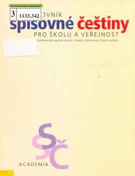 Slovník spisovné češtiny pro školu a veřejnost