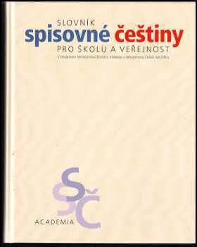 Slovník spisovné češtiny pro školu a veřejnost