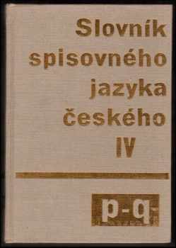 Bohuslav Havránek: Slovník spisovného jazyka českého