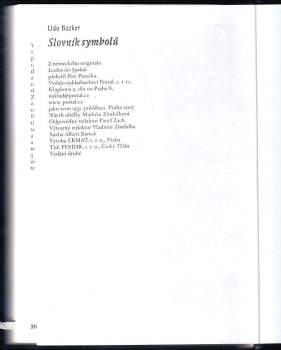 Udo Becker: Slovník symbolů