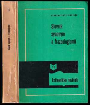 Josef Václav Bečka: Slovník synonym a frazeologismů