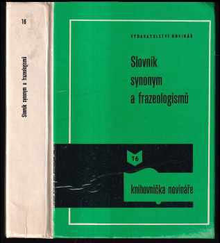 Josef Václav Bečka: Slovník synonym a frazeologismů