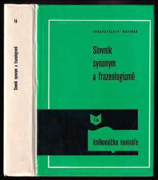 Josef Václav Bečka: Slovník synonym a frazeologismů