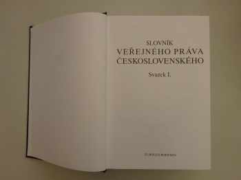 Slovník veřejného práva československého
