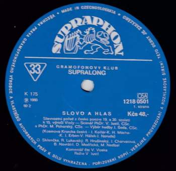 Various: Slovo A Hlas