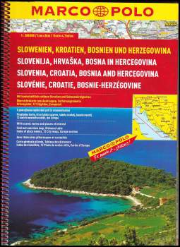 Slowenien, Kroatien, Bosnien und Herzegowina  1 : 300000/1cm=3km