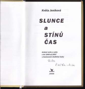 Květa Jeníková: Slunce a stínů čas