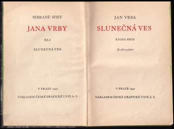 Jan Vrba: Slunečná ves