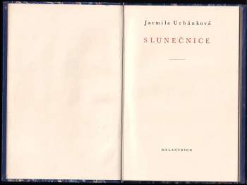 Jarmila Urbánková: Slunečnice
