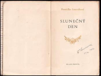 Františka Semeráková: Slunečný den