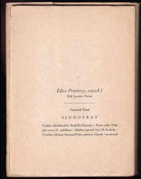 František Tesař: Slunovrat