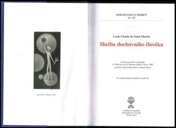 Saint-Martin de: Služba duchovního člověka