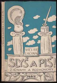 Slyš a piš : záznamy a rozhovory - Václav Lacina (1949, Práce) - ID: 652188