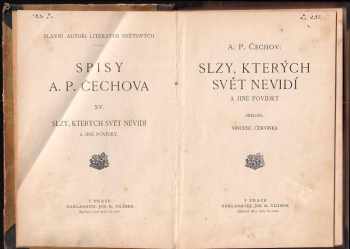 Anton Pavlovič Čechov: Slzy, kterých svět nevidí a jiné povídky