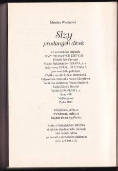 Monika Wurm: Slzy prodaných dívek