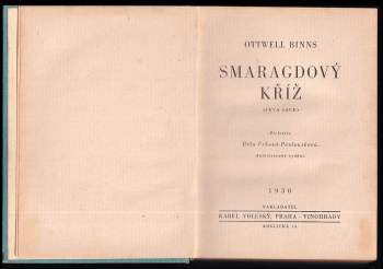 Ben Bolt: Smaragdový kříž