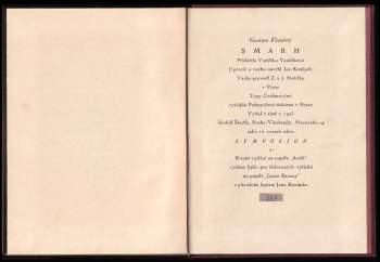 Gustave Flaubert: Smarh