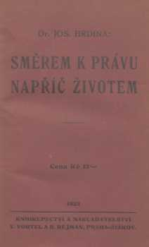 Josef Hrdina: Směrem k právu napříč životem