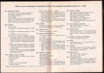 Směrnice k účtové osnově pro malé podniky komunálních služeb