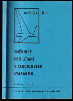 Směrnice pro létání v aeroklubech Svazarmu