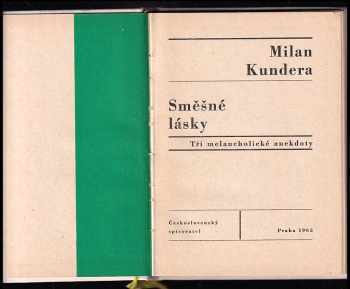 Milan Kundera: Směšné lásky
